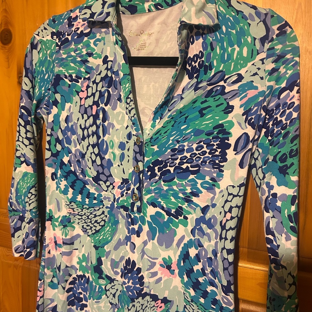 Colorful Patterned Dress - Picture 3 of 3